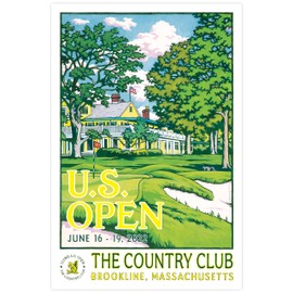 Lee Wybranski 2022 U.S. Open Championship Artwork (24" x36 Poster)