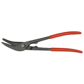 TOP TOOLS Tin Snips - Professional Tool - Metal Scissors - 260 mm - Tin Snips - Basics Continuous Sheet Metal Scissors - Roofers, Plumbers, Plumbers - Scissors for Straight Cuts of Metal, Steel Sheet