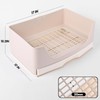Yuoaes Yuoaes Large Rabbit Litter Box Bunny Potty Training Corner