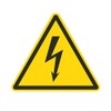 Warning Sign W012 - Warning of Electrical Voltage - Foil
