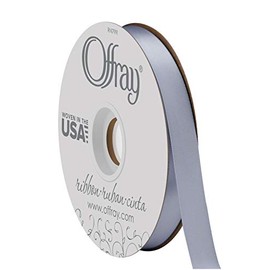 Berwick Offray LLC Offray Double Face Satin Ribbon-5/8" W X 50 Yards-Tranquil Blue