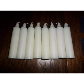 Military issue SWISS ARMY MILITARY BOX OF 8 LONG BURN LOW DRIP TENT LANTERN EMERGENCY CANDLES