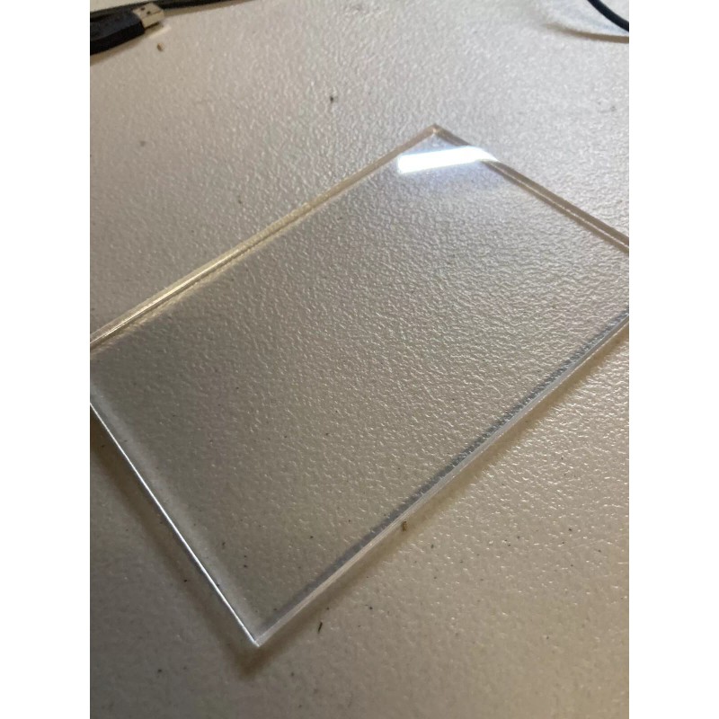 5 Pack! 4x6” clear acrylic blank 1/4” Thick