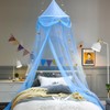 THREENTDAY Bed Canopy for Girls, Mosquito Net with Stars Princess
