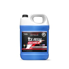 Streak-Free Glass Cleaner for Car Detailing, Ammonia-Free, Tint Safe, Body Shop Approved, Crystal Clear Windows & Mirrors, Made in USA, 1 Gallon