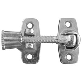 Merriway BH04797 (2 Pcs) Bright Zinc Plated Brighton Style Sash Window Lock Fastener - Pack of 2 Pieces
