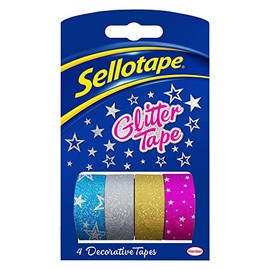 Sellotape 18 mm x 3 m Glitter Tape Roll,2252143