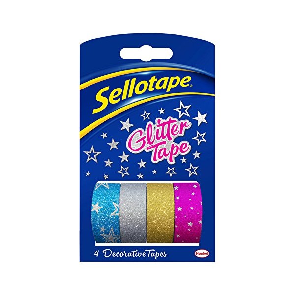 Sellotape 18 mm x 3 m Glitter Tape Roll,2252143