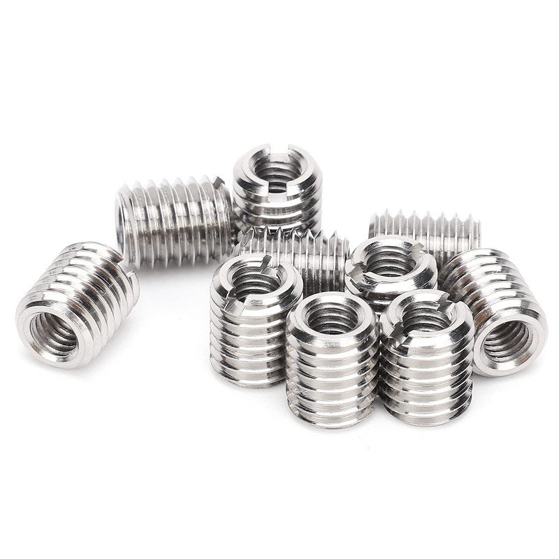 10 Pcs Insert Nut Reducing Repairing M6 x 1.0 Female