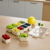 Snackle Box Container, 8 Removable Snack Containers with Lid
