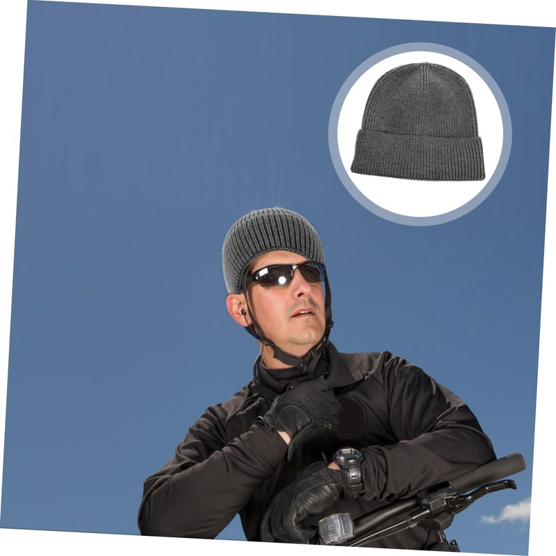 KOMBIUDA Warm Winter Knit Beanie Cap for Women Windproof Bike