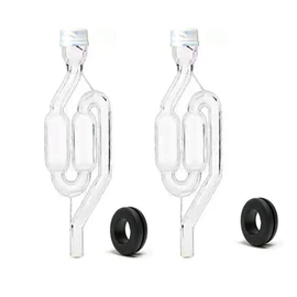 2 x Airlock S-Bubble Type with free Grommets