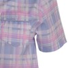 Slenderella Ladies Tartan Pyjamas Lightweight Button Down Top & Trouser