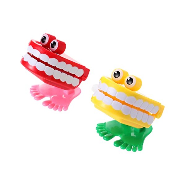 VALICLUD 2Pcs Wind up Toys Chattering Teeth Wind- up Toys