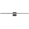 Ralbay 31.5inch Modern LED Black Vanity Light 28W Aluminum Frosted