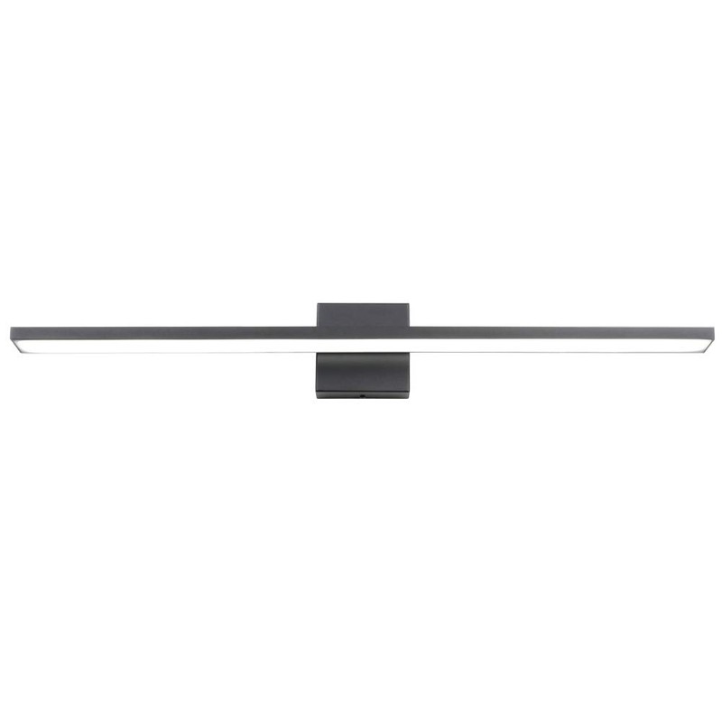 Ralbay 31.5inch Modern LED Black Vanity Light 28W Aluminum Frosted