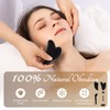 Natural Jade & Obsidian Gua Sha Set of 4 -