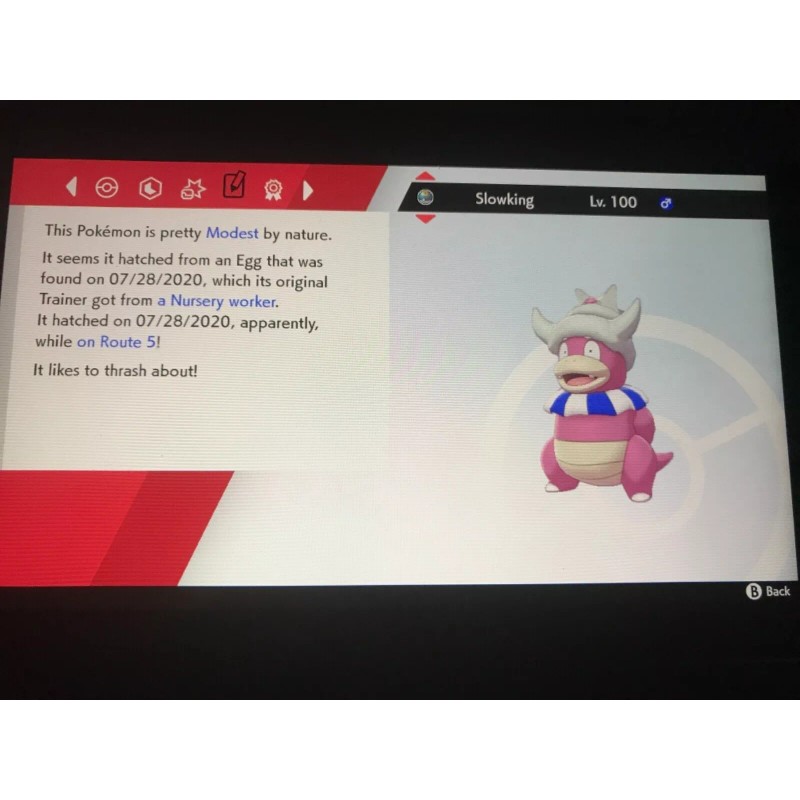 Pokémon Sword and Shield Shiny Slowking and Blissey Bundle 6IV