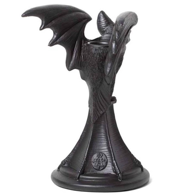 Vespertilio Candle Stick Alchemy England Resin Holder Silent Sentine Gothic