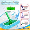 KEEPOW Reusable Microfiber Mop Pads Compatible with Sweeper Mop Replacement