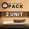 DOJA Barcelona Hat Brush - Pack of 2 | Versatile
