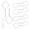 Hooks for Hanging,Screw Hooks,Screw in Hooks,Ceiling Hooks,Wall Hooks,Cup Hooks,Hooks for