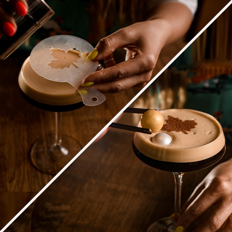 NUWAVE Coffee Art Stencils – Set of 16