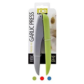 Joie Garlic Press in Grey/Green, Stainless Steel, 20 x 15 x 9 cm