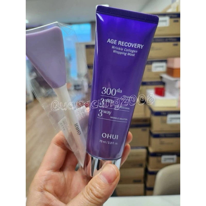 O HUI Age Recovery Wrinkle Collagen Wrapping Mask 70ml Elasticity