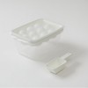 JAJU round ice tray for convenient storage_10 pieces (with scoop),