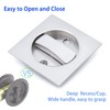 Dontay Pocket Door Lock with Key 2 Pack, Contemporary Entry