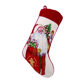 Peking Handicraft Lolly Jolly Christmas Needlepoint Stocking