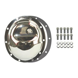 Pirate Mfg Chrome Steel 10-Bolt Diff Differential Cover, Compatible with Jeep YJ Dana 35