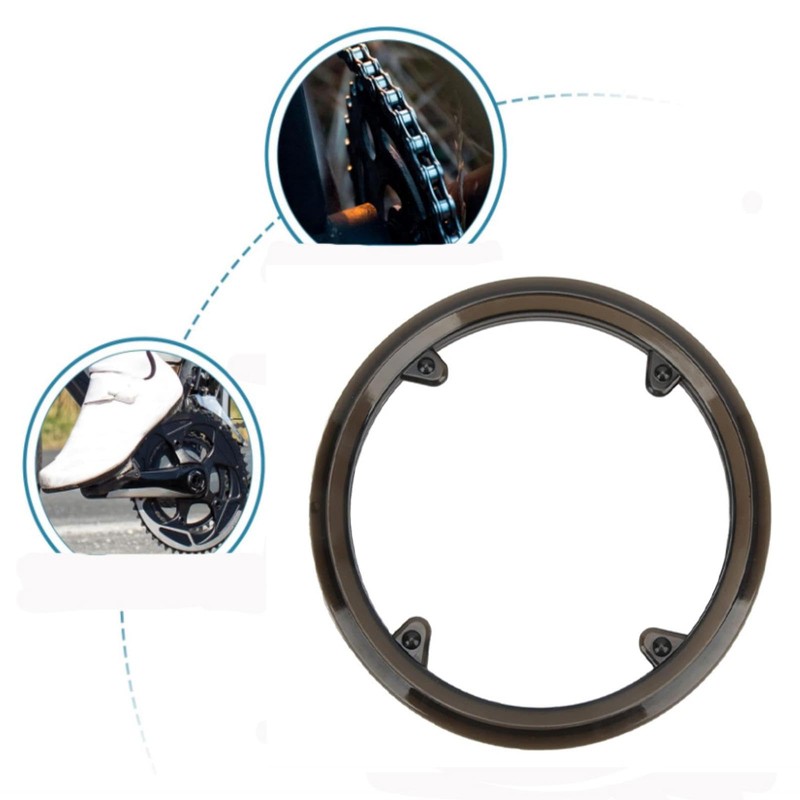 Floatdream Bicycle Chain Wheel Cover, Plastic Bicycle Chainguard Ring, Chain