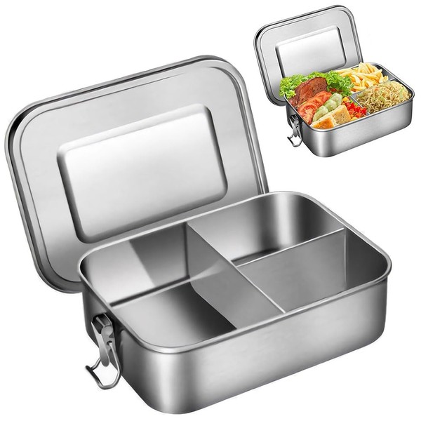 Vientiane Auslaufsicher Lunchbox, Edelstahl Brotdose, Auslaufsicher Frischhaltedose, Einfachzu Säubern Lunchbox,