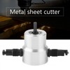 Sheet Metal Cutter for Cordless Screwdriver, Double Tip Sheet Metal