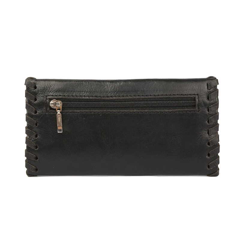 Daniel Leather Real Leather Pouch (Black)