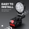 Bonadget LED Construction Spotlight, Lamp for Bosch 18 V System,