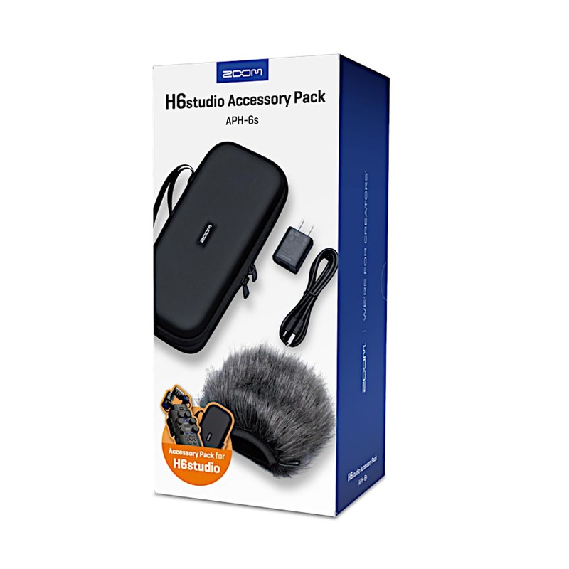 ZOOM APH-6st accessory pack for H6studio mobile recorder – padded