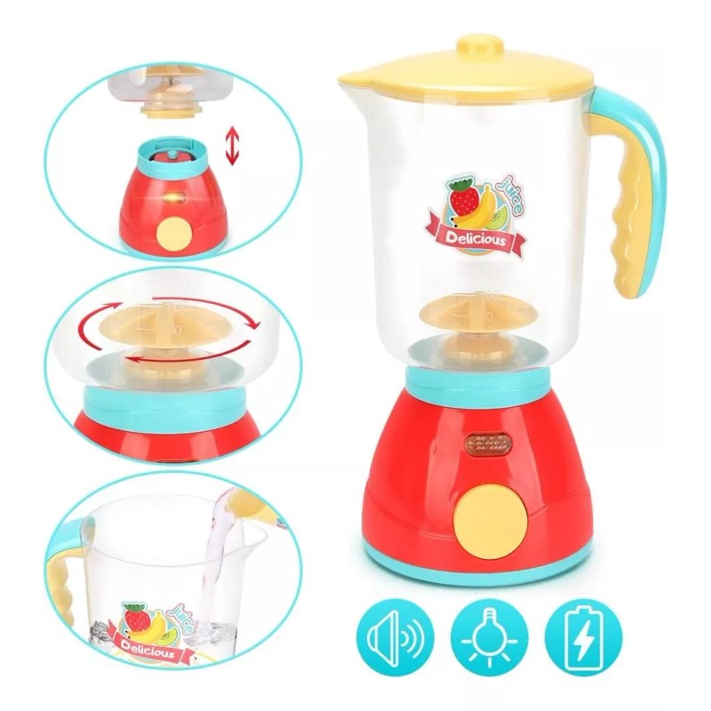 KFMX Juguete Licuadora Electrodoméstico Infantil Con Luz Y Sonido