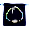 Healing Therapy Hematite Stone Bracelet with for Women with Adjustable