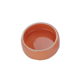 Nobby Ceramic Feeding Trough, 250 ml, Orange