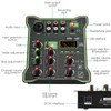 Audio Mixer, 5-Channel Compact Audio Mixer Sound Mixing Console 48V