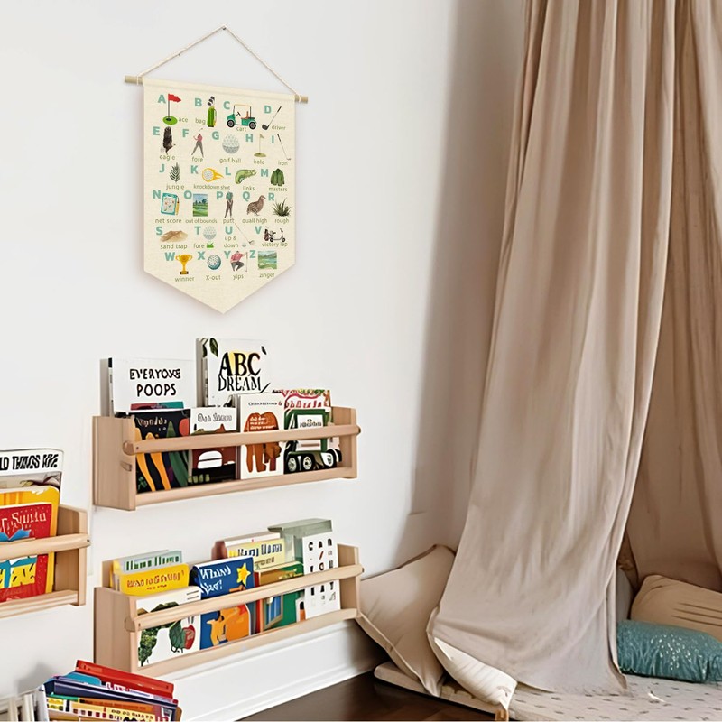 ETVISO Boy Nursery Decor, Golf Nursery Decor for Boys Room,