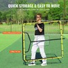 4x4.5 Ft Baseball and Softball Rebounder Net - Adjustable PitchBack