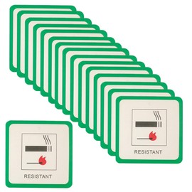 50 Pack Fire Retardant Labels for Furniture, Green Hanging Safety Warning Labels for Fire Resistance, Fire Safety Tags for Furniture, String Tags for Fireproof Furniture Signage