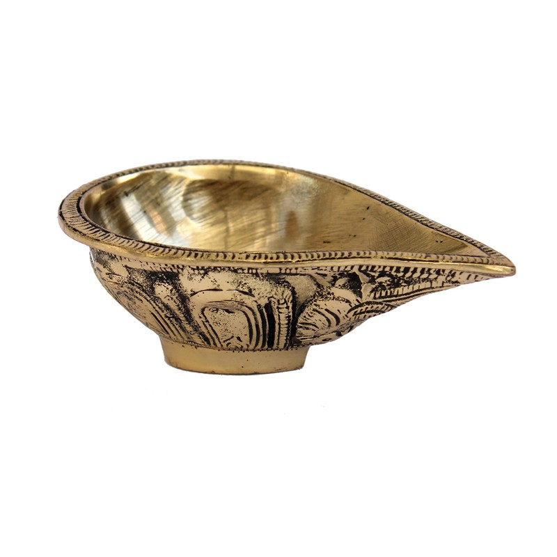 eSplanade Brass Diya Deepam Oil Lamp Kuthu Vilakku | Home