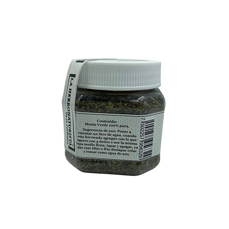 La Herbonaturista Hojas secas de Menta verde 100% pura con