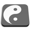1 x Square MDF Magnets - Yin Yang Yoga Meditation