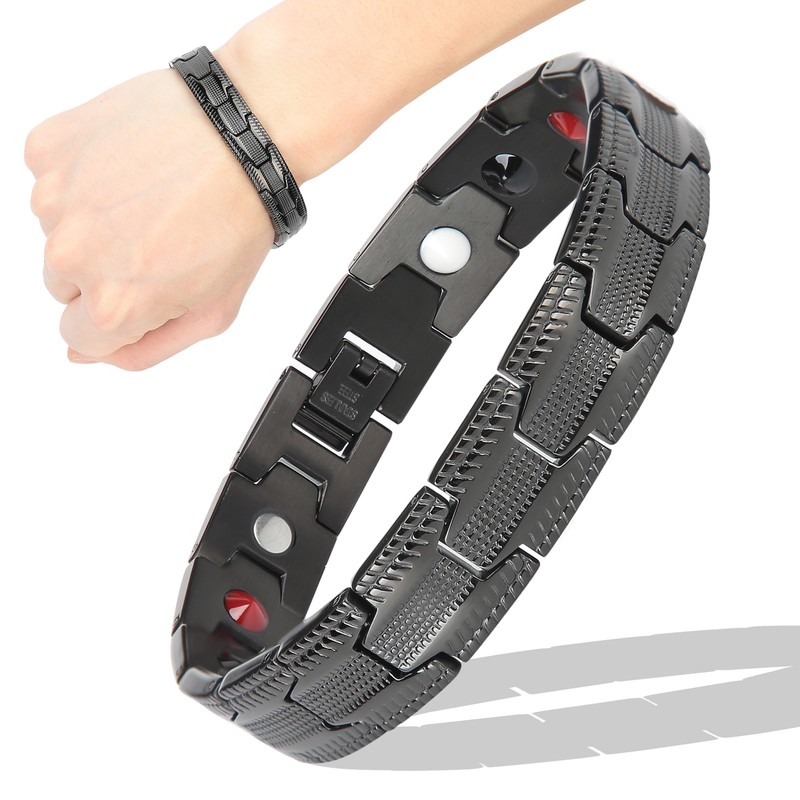 Magnet Bracelet Stainless Steel Fatigue Relive Hand Chain Unisex Health